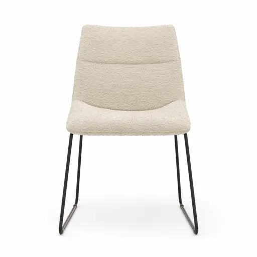 Stuhl Maluhia - Stoff, Beige