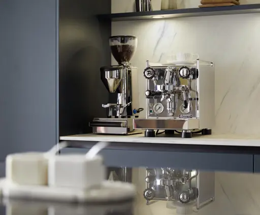 Inselküche 51.230 CO 1V3 525, Rillenoptik Eiche dunkel