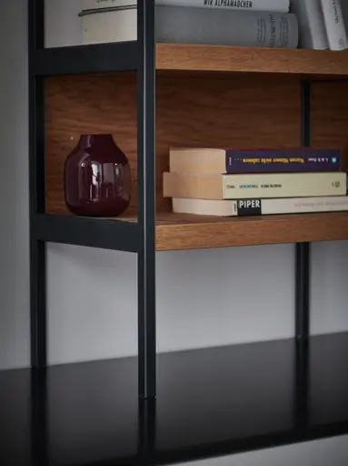 Wohnwand Catona - Lack matt, Weiß