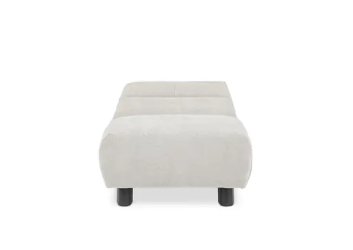 Faltsessel EBBY - ohne Armlehne inkl. Schlaffunktion, Stoff, Creme