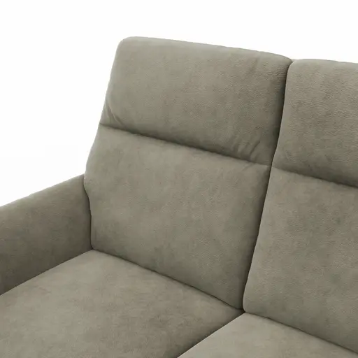 Sofa Bogota - 3-Sitzer, Stoff, Schlammgrün