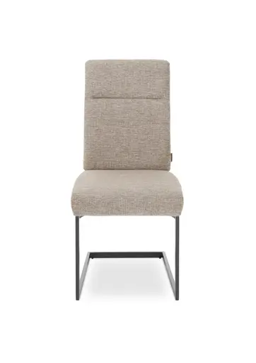 Freischwinger MAGGIE - Stoff, Kaffee