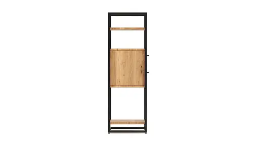 Regal Farmingdale - mit zwei Schubkästen, Eiche massiv, natur geölt