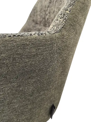 Armlehnstuhl MARYBEL - drehbar, Stoff, Grün