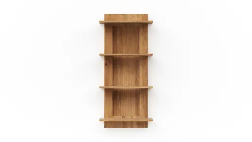 Wandregal Hillsboro - Wildeiche natur, geölt