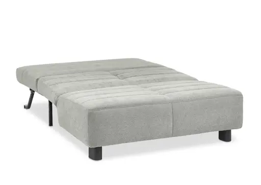  Faltsofa Easy - 2-Sitzer ohne Armlehne, ca. 140 cm inkl. Schlaffunktion, Stoff, Grau