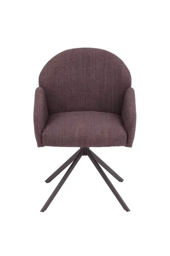 Armlehnstuhl - drehbar, Stoff, Wildberry