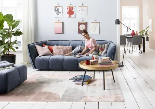 Sofa Hedda - 3-Sitzer, Chenille, Khaki