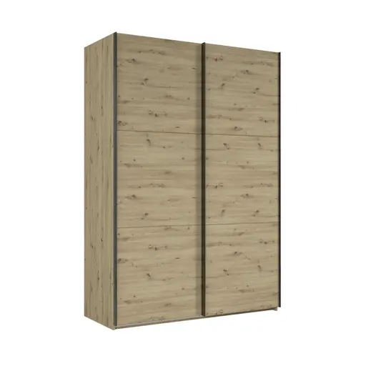 Schwebetürenschrank- B ca. 150 cm, Eiche Dekor 