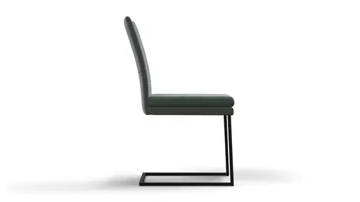 Freischwinger Saragossa - Stoff, Petrol