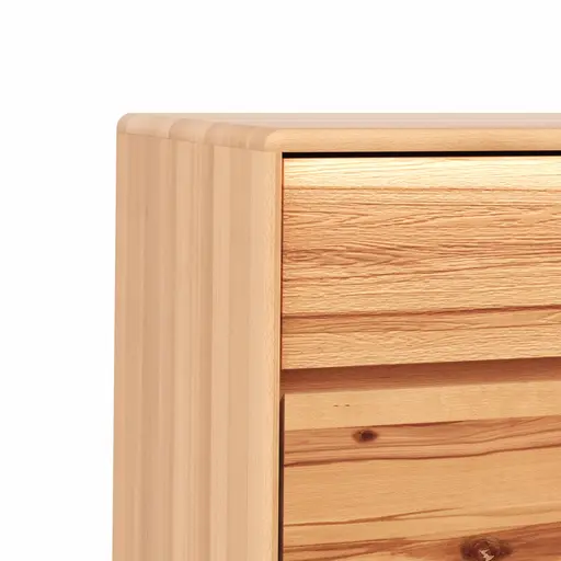 Sideboard Hillsboro - inkl. Beleuchtung, Buche/Kernbuche natur, geölt