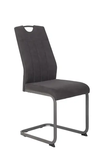 Freischwinger - Stoff, Anthrazit