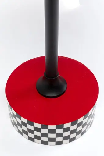 Beistelltisch- DH ca. 40x50 cm, Rot, Stahl, Schwarz