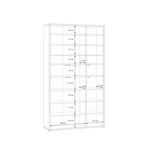 Schuhschrank FAID- B ca. 109 cm, Sand