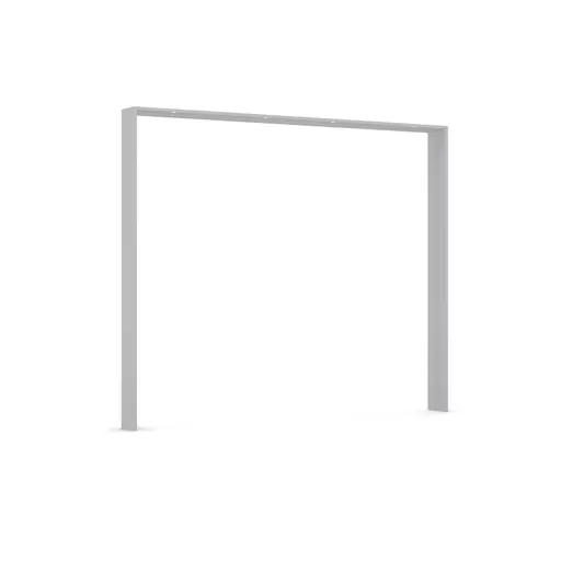 Schwebetürenschrank- inkl. Passepartout, B ca. 271 cm, Hellgrau, Spiegel