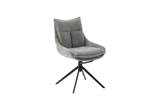 Stuhl EM Novalja - Stoff, anthrazit