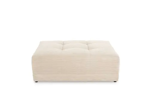 Hocker JANNI - Stoff, Creme