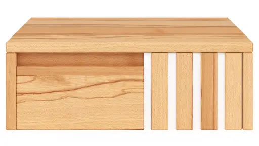  Nachtkonsole Tigris - rechts, Kernbuche massiv, geölt