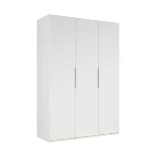 Drehtürenschrank- B ca. 150 cm, Weiß