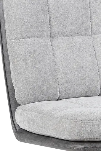 Barhocker - drehbar, höhenverstellbar, Microfaser, Grau, Vintage Anthrazit