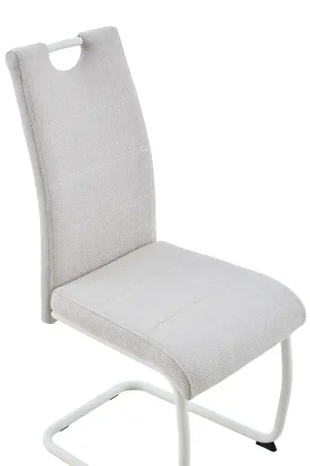 Freischwinger - Stoff, Beige