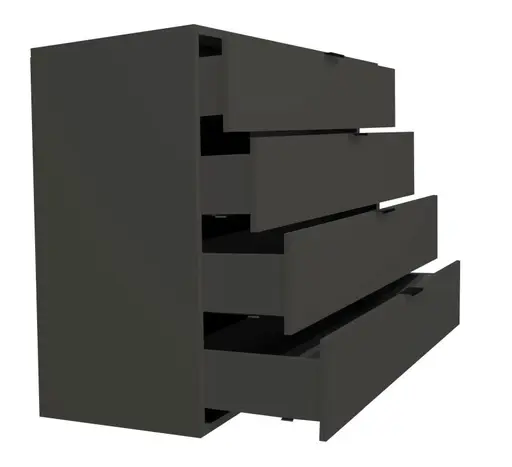 Kommode - Anthrazit