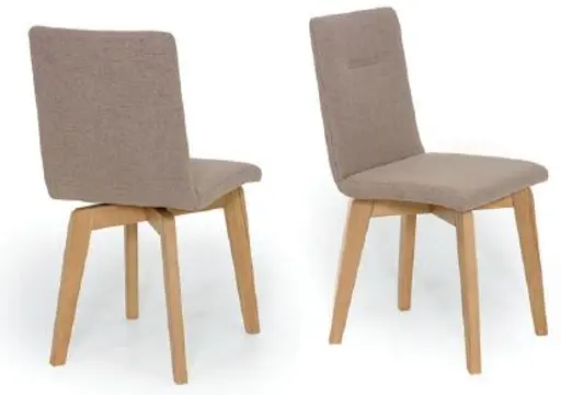 Stuhl - Webstoff, Taupe