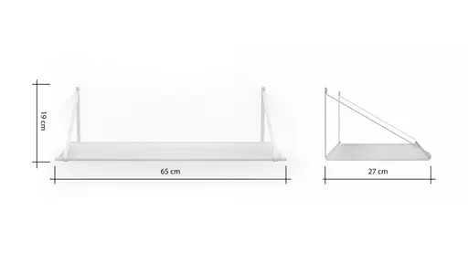 Wandboard Henri - Weiß