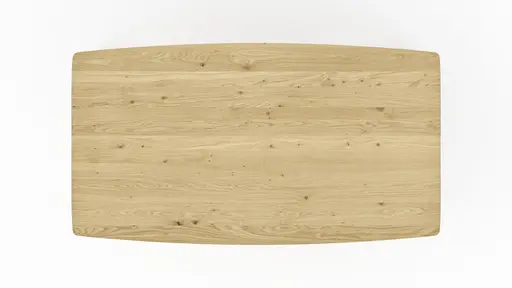 Esstisch Phoenix - LB ca. 180x100 cm, Eiche massiv, Bianco geölt