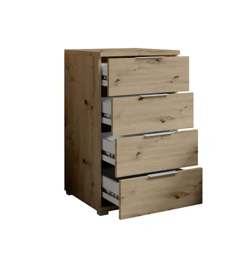 Nachtkommode- Eiche Dekor