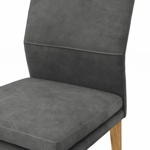 Stuhl Carry - Stoff, Anthrazit