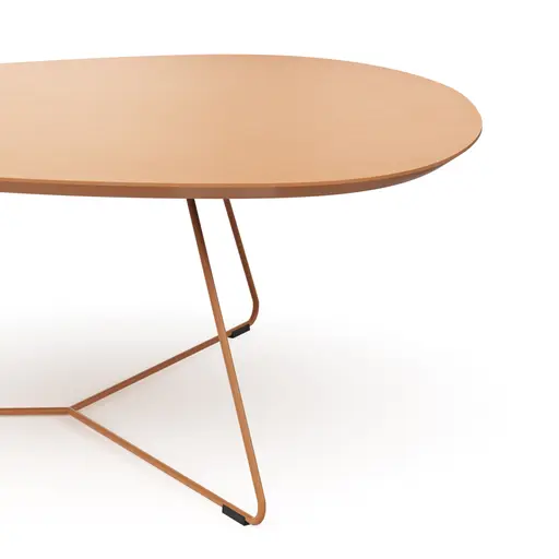 Couchtisch Fano - LBH ca. 96x86x38 cm, Fenix, Beige