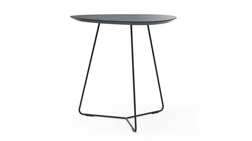 Ecktisch Fano - LBH ca. 59x50x55 cm, Fenix, Schwarz