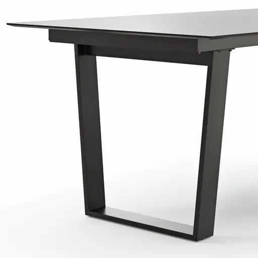 Esstisch Dinner - LB ca. 180x95 cm, Kunststoff, Hellgrau