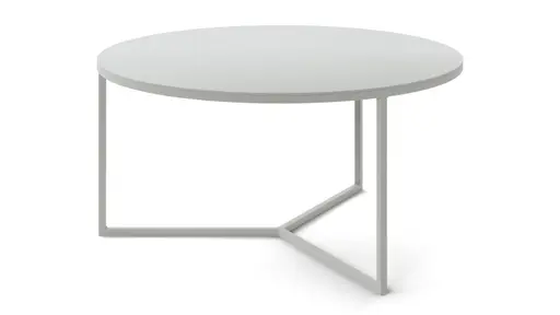 Couchtisch Joan 5 -  LBH ca. 80x80x41,5 cm, Metall, Kreidefarben