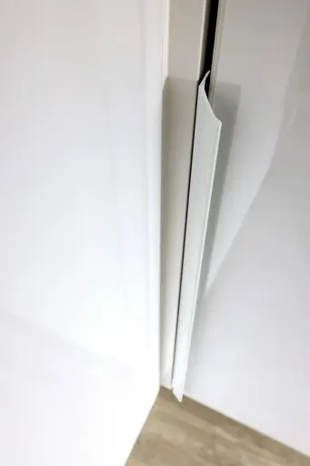 Eckschrankkombination ROMAN SPIN- Weiß, Glas, Weiß