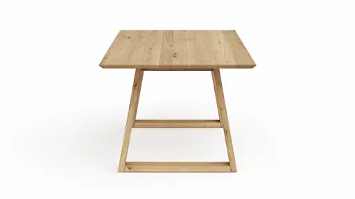 Esstisch Belfast - LB ca. 180x100 cm, Eiche massiv, Legno, Trapezgestell