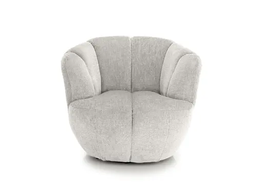 Drehsessel - Größe. L, Stoff, Creme