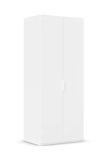 Drehtürenschrank ROVERO- B ca. 91 cm, Weiß