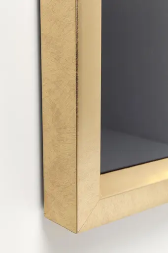 Bild- BHT ca. 115x115x4,7 cm, Schwarz, Goldfarben