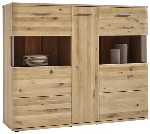 Highboard Paso - Asteiche bianco