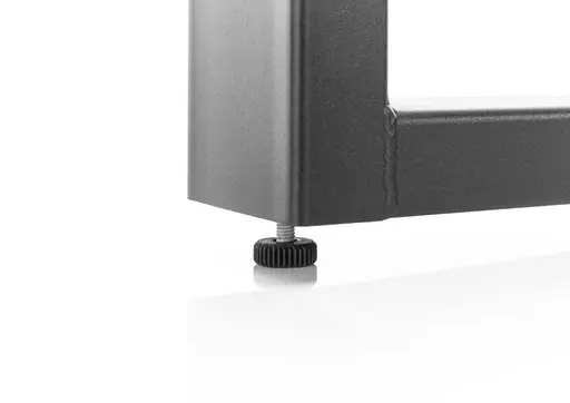 Esstisch - LB ca. 200x100 cm, Zerreiche massiv geölt, Schwarz