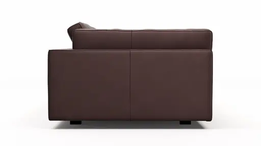 Sofa Aprino 3 - 3,5-Sitzer XL, Dickleder, Dunkelbraun, Armlehne Kissen
