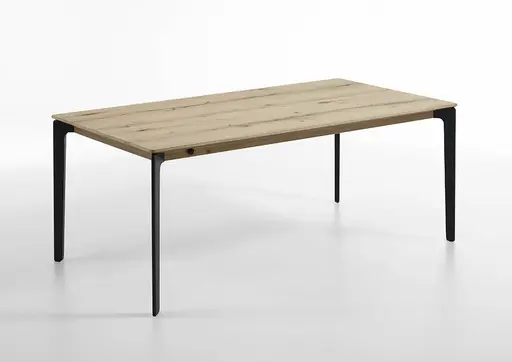 Esstisch -  ausziehbar, LB ca. 290x100 cm, Eiche furniert