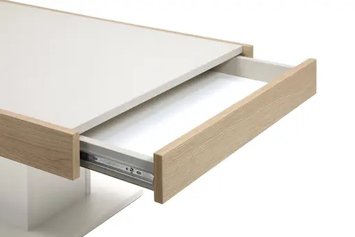 Couchtisch - LB ca. 110x68 cm, Kaschmir, Lindberg Eiche Nachbildung