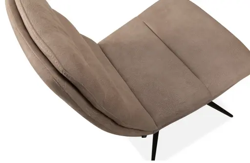 Stuhl - drehbar, Stoff, Taupe