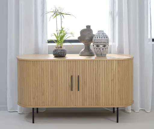 Sideboard - B ca. 140 cm, Eiche Furnier, Natur