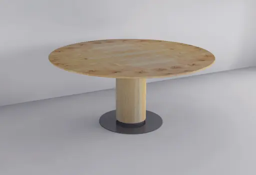 Esstisch - ausziehbar, LB ca. 170x170 cm, Eiche furniert