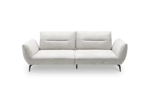 Megasofa PAYTON - 3-Sitzer, Stoff, Hellgrau