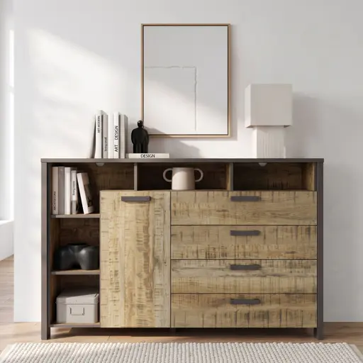 Sideboard FEA- Mango, Grau